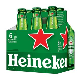 Heineken Pack Of 6 Crystal Bottle
