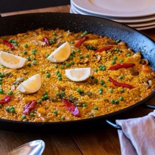 Paella de verduras 