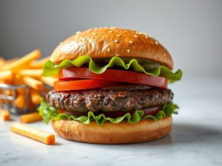 Телешки BBQ бургер