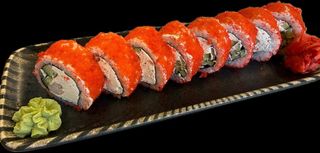 Ролл Калифорния с креветками/ Roll California cu creveți