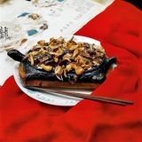 129. Пилешко в керамична костенурка (650г)