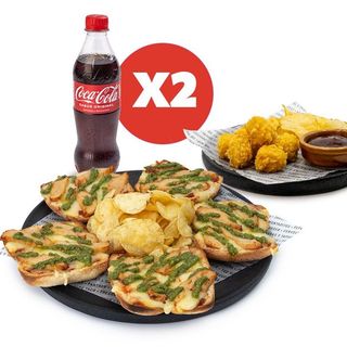 Combo Montypizza per due con appetizer