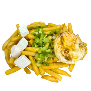 Loaded Fries Mediterranean Egg