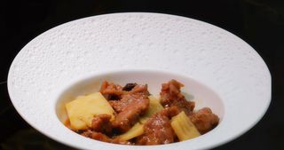 Ternera Bambú Y Setas