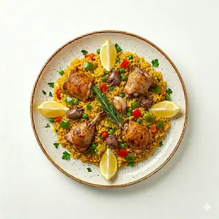 Paella De Conejo