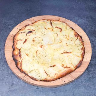 Focaccia con le patate Magda un quarto