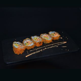 Tempura Futomaki Salmón y Aguacate (5 Pzs.)