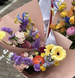 Bukiet wiosenne kolory