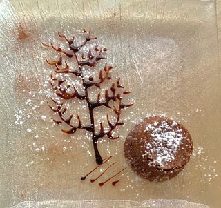 Soufflè con lava cioccolato e cocco 