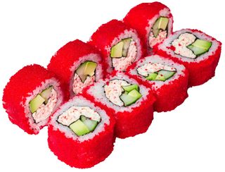 ролл "калифорния" с крабом