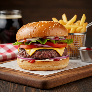 Burger clasic vită