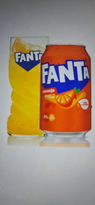 Fanta naranja lata