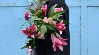 And she had lilies in her hair.