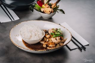 Garlic & pepper rice