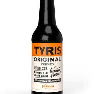 Cerveza Tyris Original 5% 330ml. 