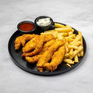 Pileći štapići u panko prezli sa pomfritom