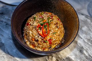 ბრინჯი ზღვის პროდუქტებით