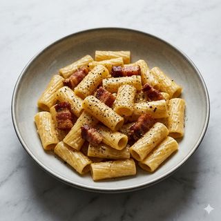 Rigantoncini alla carbonara