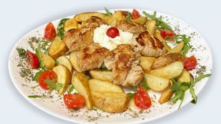 Ćureći medaljoni na kajmaku