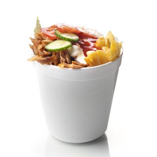 Kubełek Taurus duży - z frytkami i sałatką