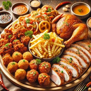 Platou cu pui 4-6 persoane