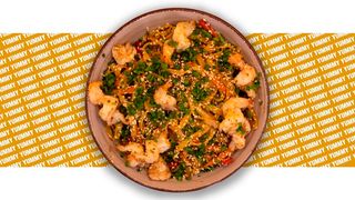 ბრინჯის ჩხირი კრევეტით