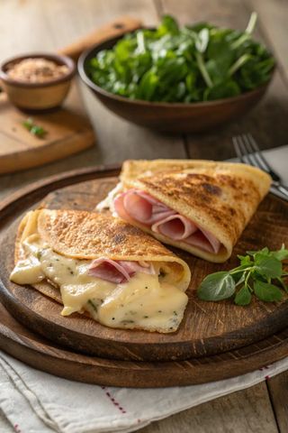 Crêpe salée Charcuterie