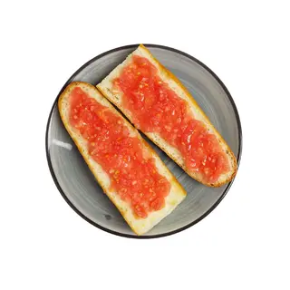Pan Coca Con Tomate