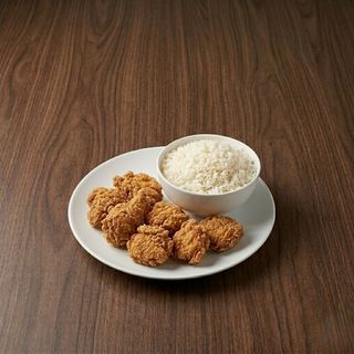 6 Piece Fried Chicken, Large Rice Bowl