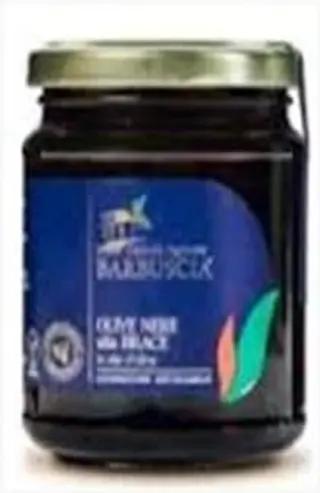  CREME D'OLIVE NOIR A' l'huile d'olive - 190.Gr.  BARBUSCIA 