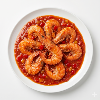 Langostinos Con Ajo De Chiles