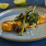 Salmón salvaje a la brasa