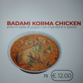 70 Badami korma chicken