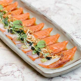 Carpaccio Salmao Vieira