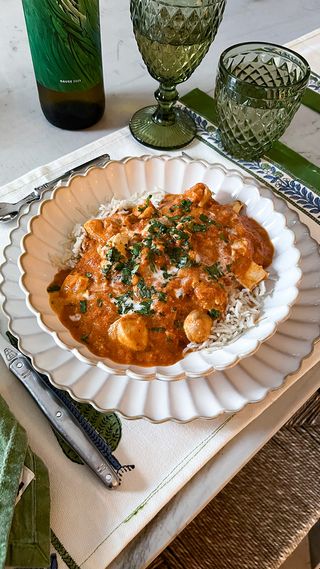 Pollo Tikka Masala con Arroz