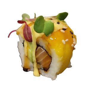 145.Mango Salmon Maki (8 Pzs.)