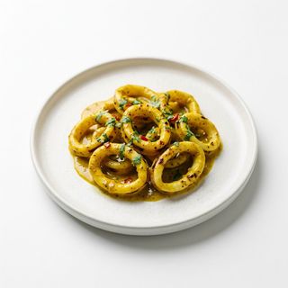 Calamares Con Salsa De Curry