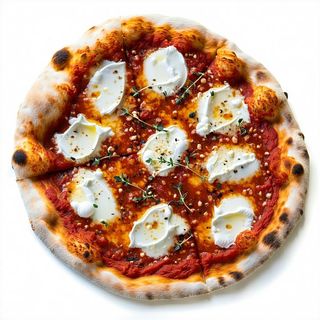 Pizza con Burrata