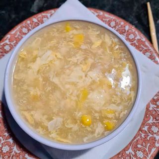 Sopa De Maíz Con Pollo