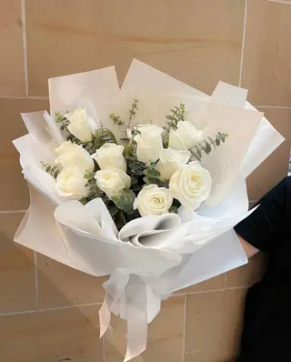 25 Roses Blanche 