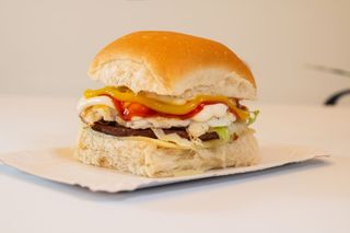 HAMB.CARNE TROPI. IGUANA+JAMON