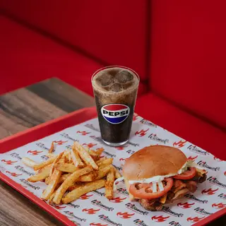 Menú Supreme Chicken Burger