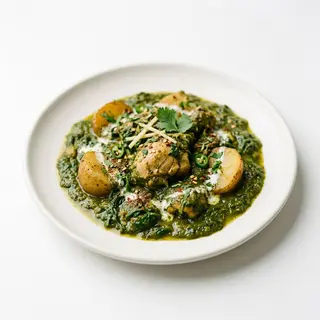 Pollo con spinaci