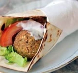 Piadina falafel