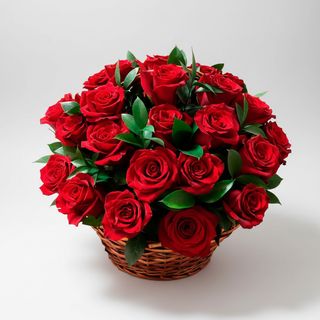 Кошик 35 червоних троянд