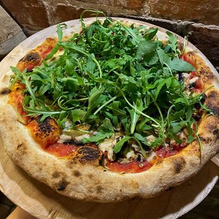 Pizza Vegetariana con Gongorzola