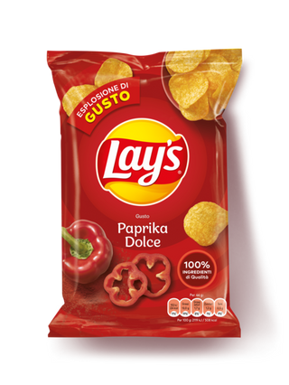 Patatine Lays paprica dolce