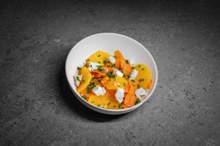 სალათი სტაფილო და ფეტა