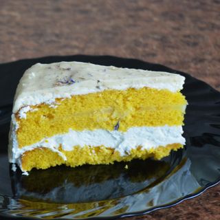 Tarta de piña colada