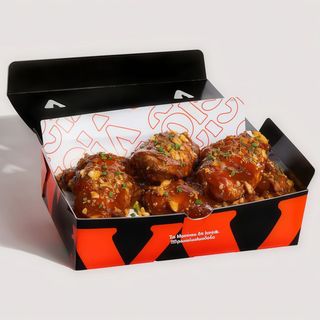 Alitas BBQ a baja temperatura